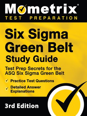 cover image of Six Sigma Green Belt Study Guide